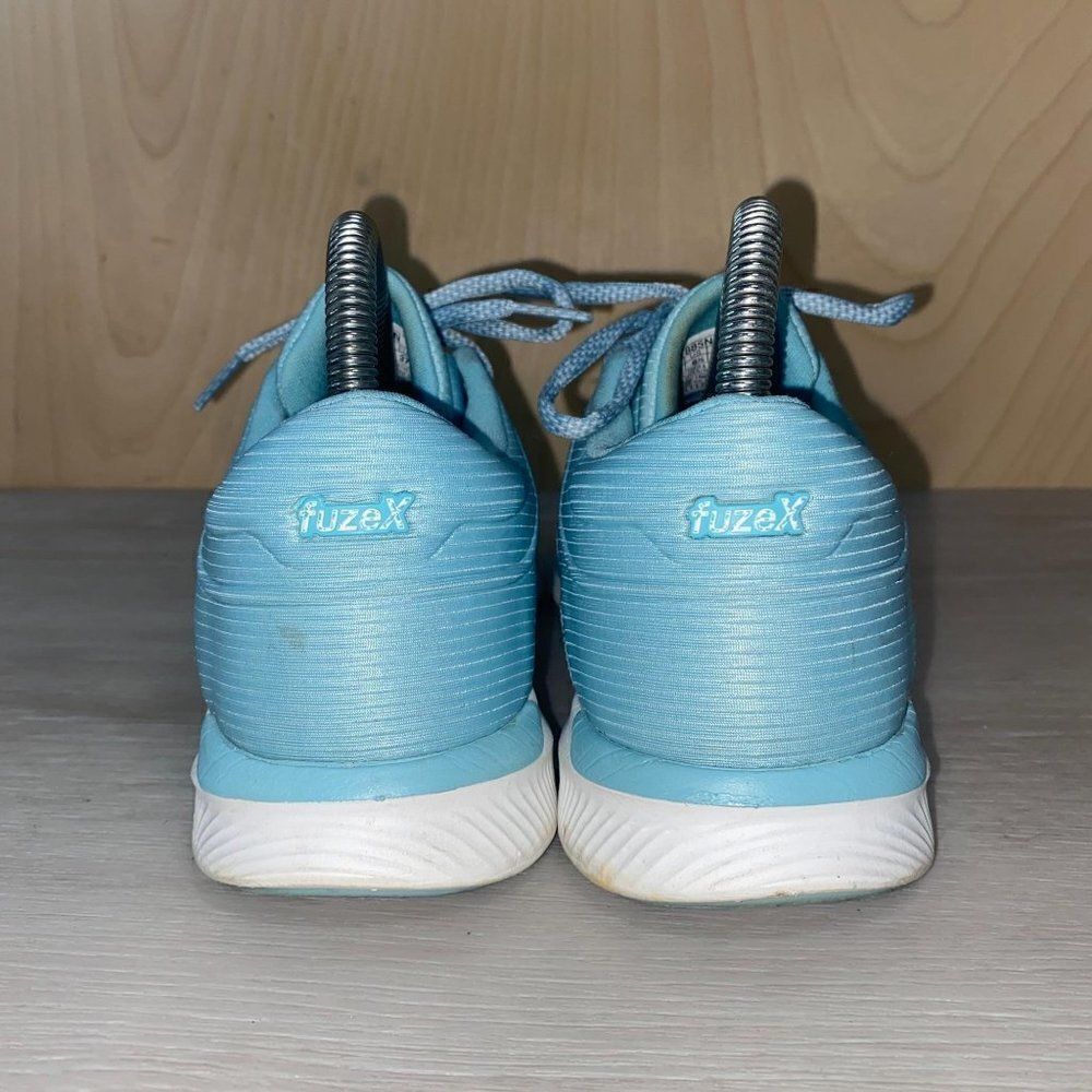 ‎Asics FuzeX Adapt T885N Porcelain Blue Women's 6.5 - Picture 4 of 10